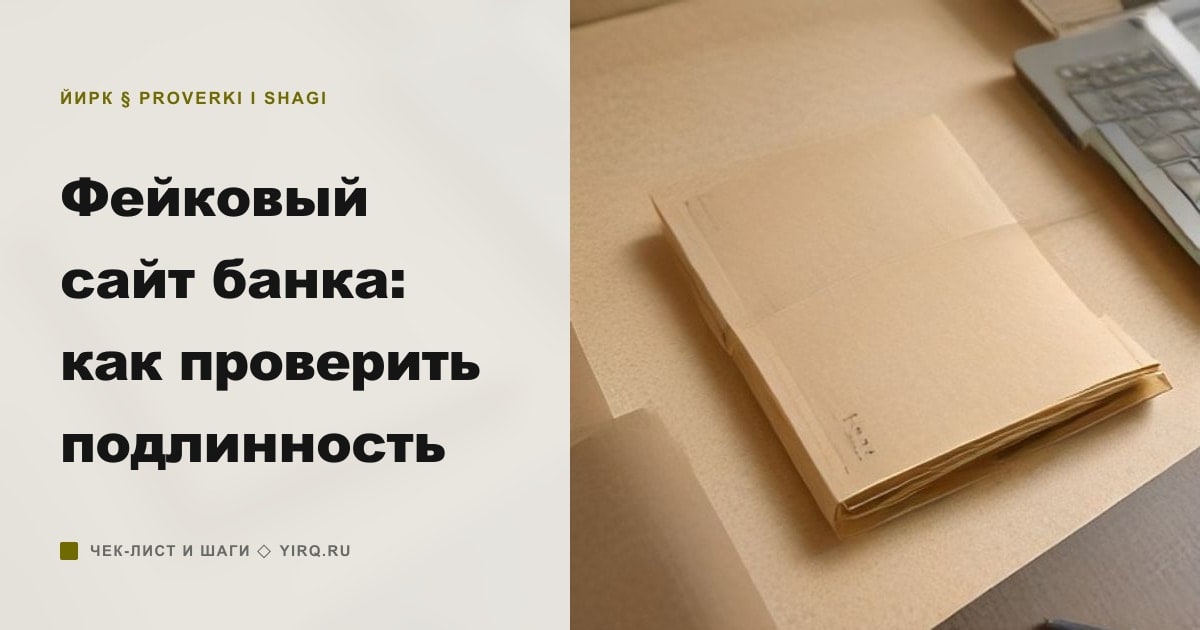 Иллюстрация к статье «Фейковый сайт банка: как проверить подлинность»