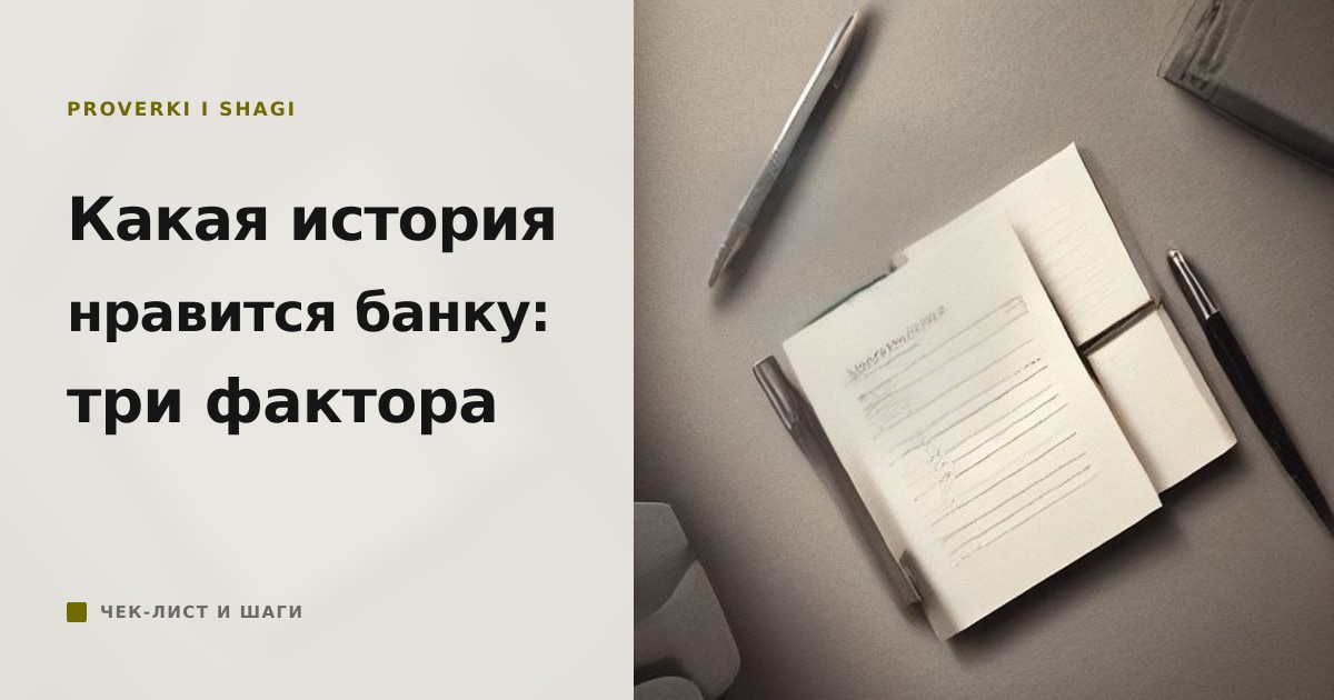 Иллюстрация к статье «Какая кредитная история нравится банку: 3 фактора»