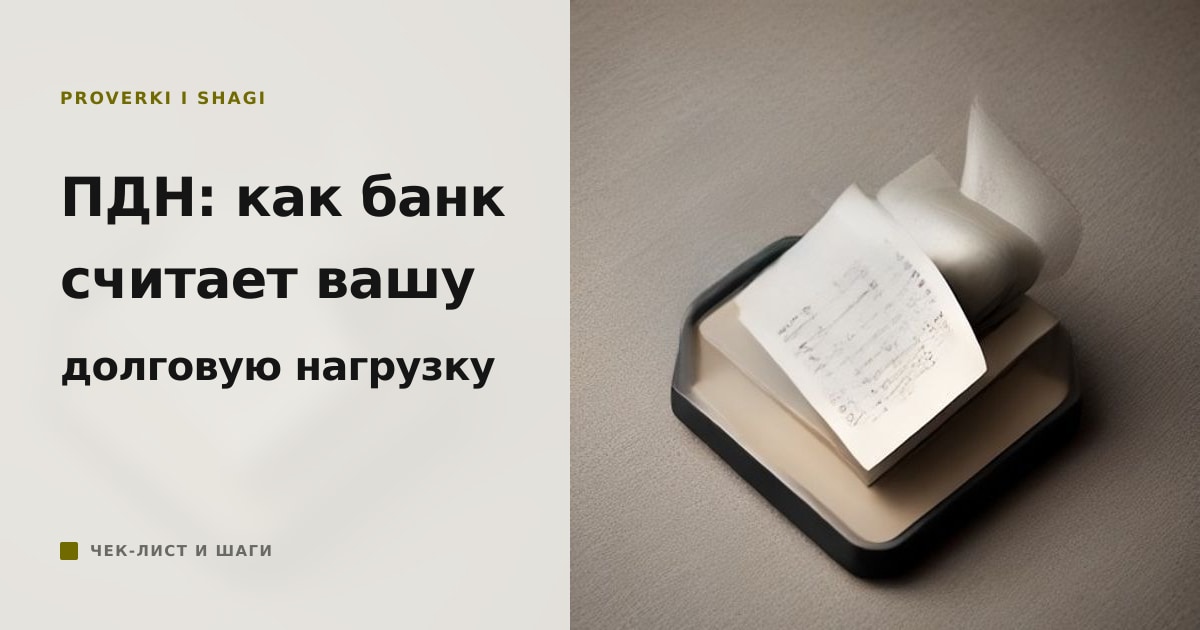Иллюстрация к статье «Кредитная история и ПДН: как банк считает долговую нагрузку»