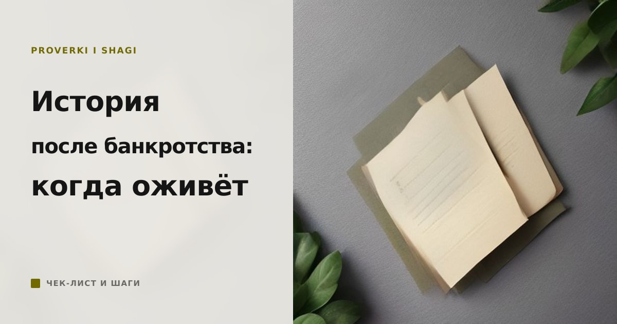 Иллюстрация к статье «Кредитная история после банкротства: новые записи»